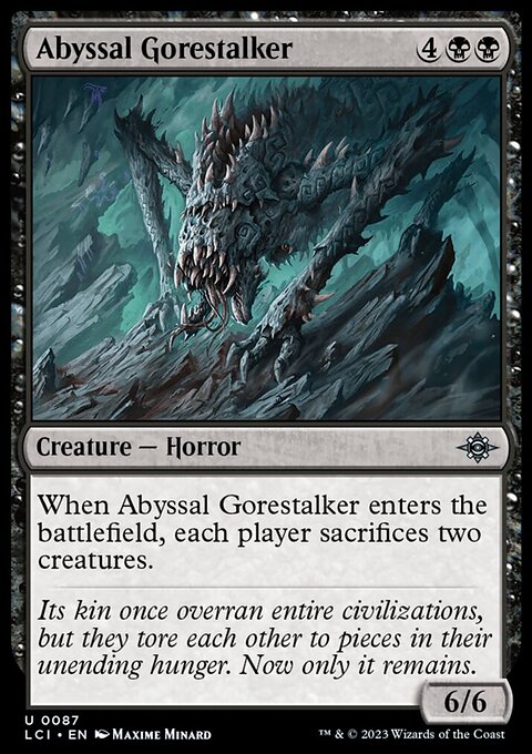 Abyssal Gorestalker [The Lost Caverns of Ixalan]