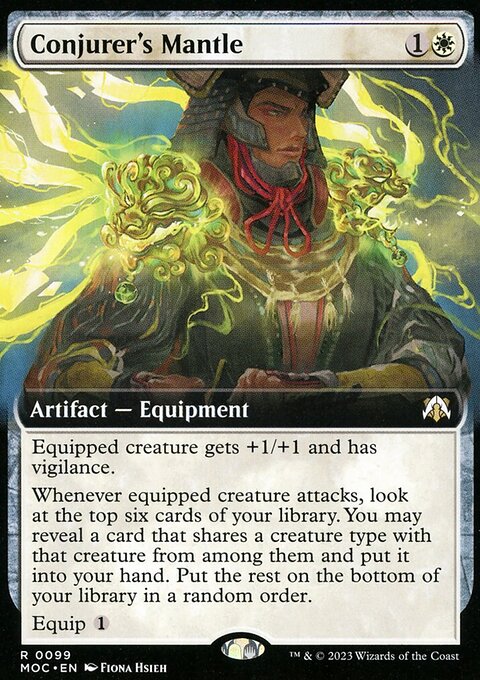 Conjurer's Mantle (Extended Art) [March of the Machine Commander]
