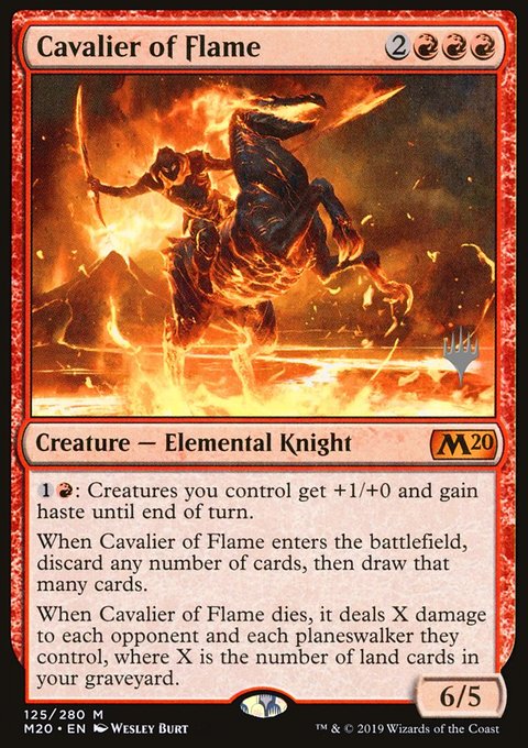 Cavalier of Flame (Promo Pack) [Core Set 2020 Promos]