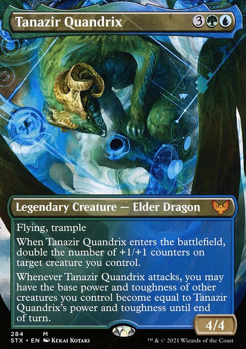 Tanazir Quandrix (Borderless Alternate Art) [Strixhaven: School of Mages]
