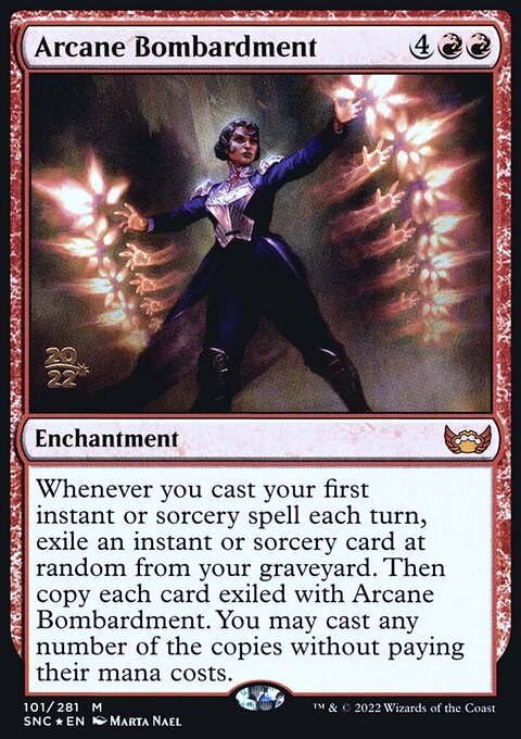 Arcane Bombardment [Streets of New Capenna Prerelease Promos]