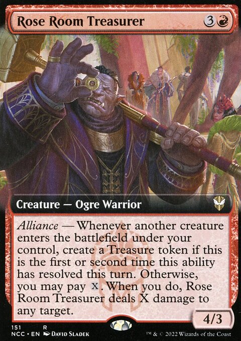 Rose Room Treasurer (Extended Art) [Streets of New Capenna Commander]