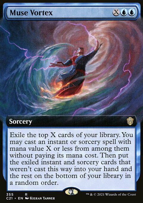 Muse Vortex (Extended Art) [Commander 2021]