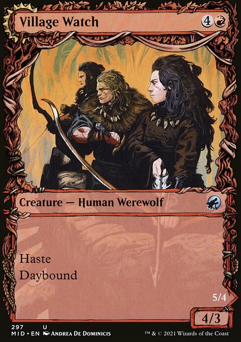 Village Watch // Village Reavers (Showcase Equinox) [Innistrad: Midnight Hunt]