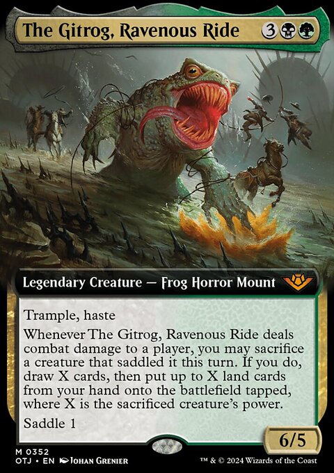 The Gitrog, Ravenous Ride (Extended Art) [Outlaws of Thunder Junction]