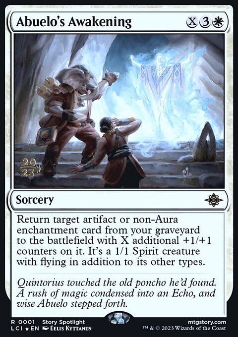 Abuelo's Awakening [The Lost Caverns of Ixalan Prerelease Cards]