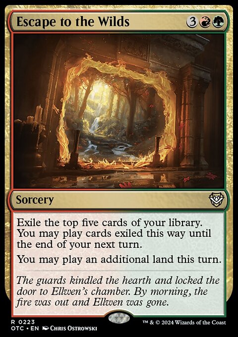 Escape to the Wilds [Outlaws of Thunder Junction Commander]