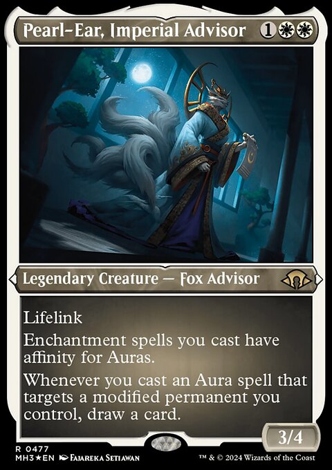 Pearl-Ear, Imperial Advisor (Foil Etched) [Modern Horizons 3]
