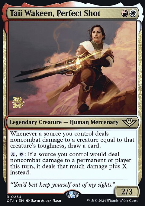 Taii Wakeen, Perfect Shot [Outlaws of Thunder Junction Prerelease Promos]