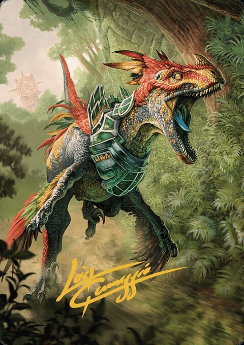 Dinosaur Token Art Card [The Lost Caverns of Ixalan Art Series]