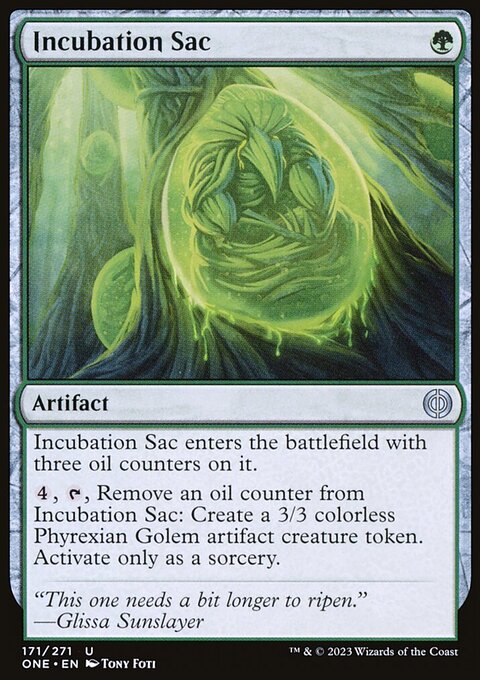 Incubation Sac [Phyrexia: All Will Be One]