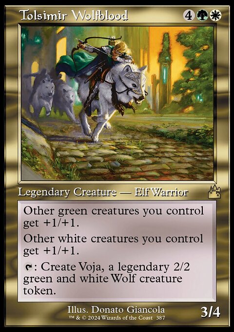 Tolsimir Wolfblood (Retro Frame) [Ravnica Remastered]