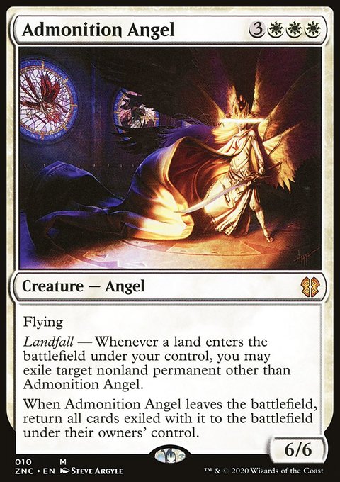 Admonition Angel [Zendikar Rising Commander]