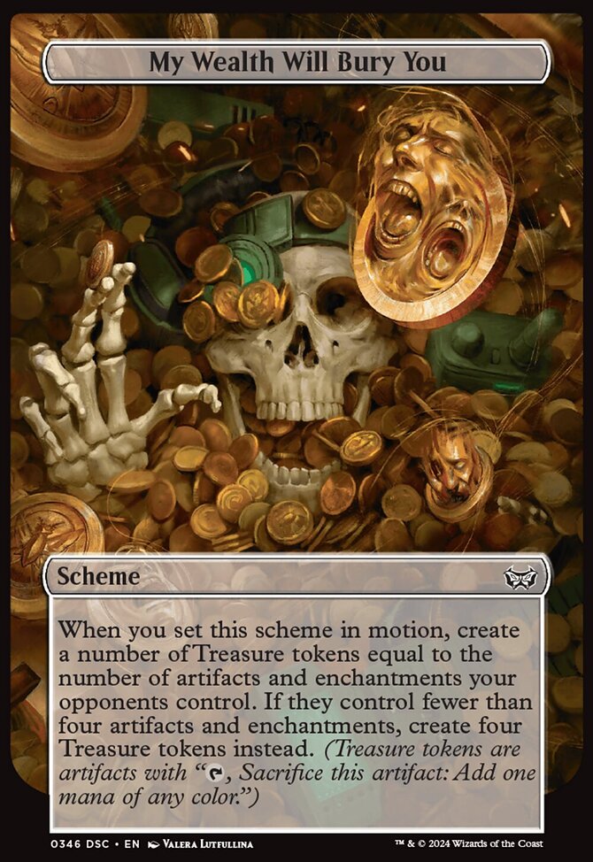 My Wealth Will Bury You (Full Art) [Duskmourn: Archenemy]
