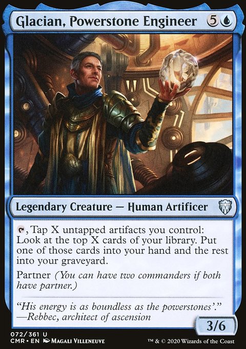 Glacian, Powerstone Engineer [Commander Legends]