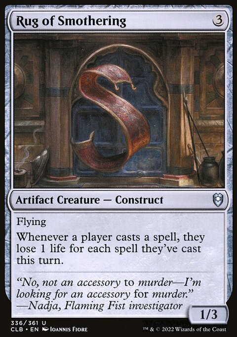 Rug of Smothering [Commander Legends: Battle for Baldur's Gate]