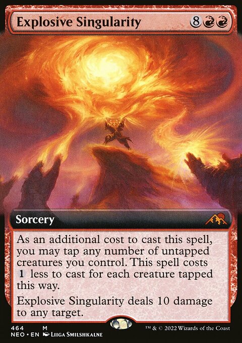 Explosive Singularity (Extended Art) [Kamigawa: Neon Dynasty]