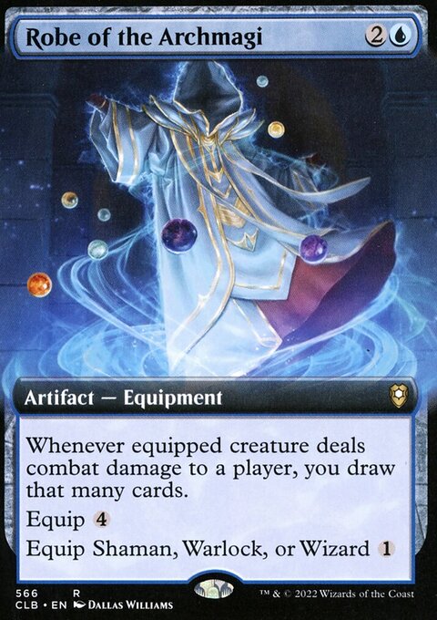Robe of the Archmagi (Extended Art) [Commander Legends: Battle for Baldur's Gate]