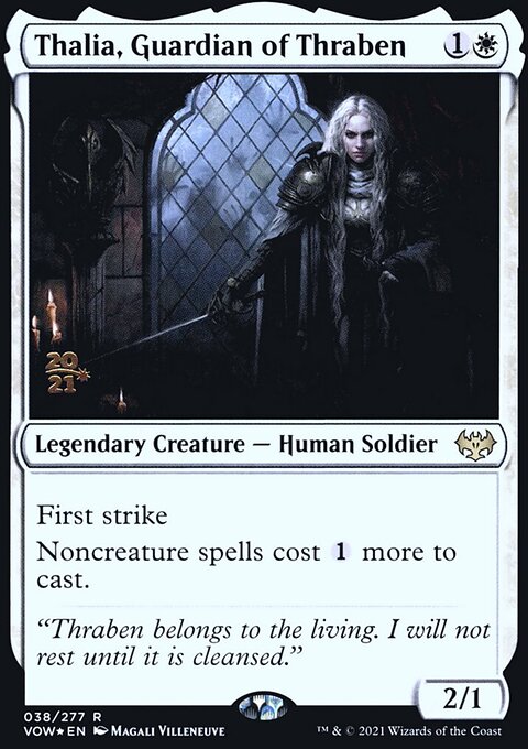 Thalia, Guardian of Thraben [Innistrad: Crimson Vow Prerelease Promos]