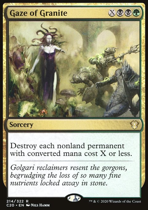 Gaze of Granite [Commander 2020]