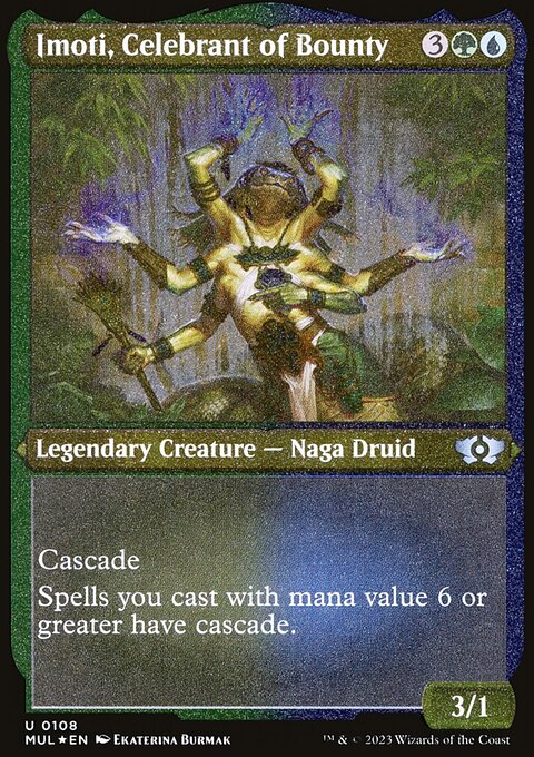 Imoti, Celebrant of Bounty (Foil Etched) [Multiverse Legends]