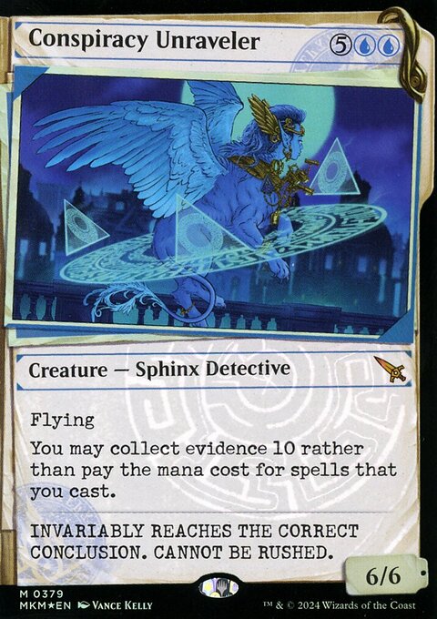 Conspiracy Unraveler (Showcase) (Invisible Ink) [Murders at Karlov Manor]