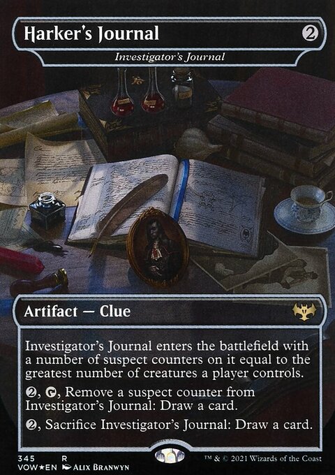 Investigator's Journal - Harker's Journal [Innistrad: Crimson Vow]