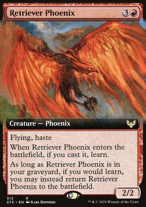 Retriever Phoenix (Extended Art) [Strixhaven: School of Mages]