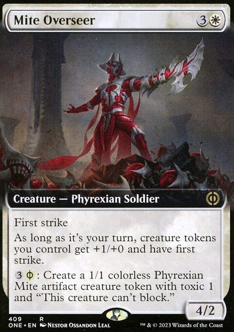 Mite Overseer (Extended Art) [Phyrexia: All Will Be One]