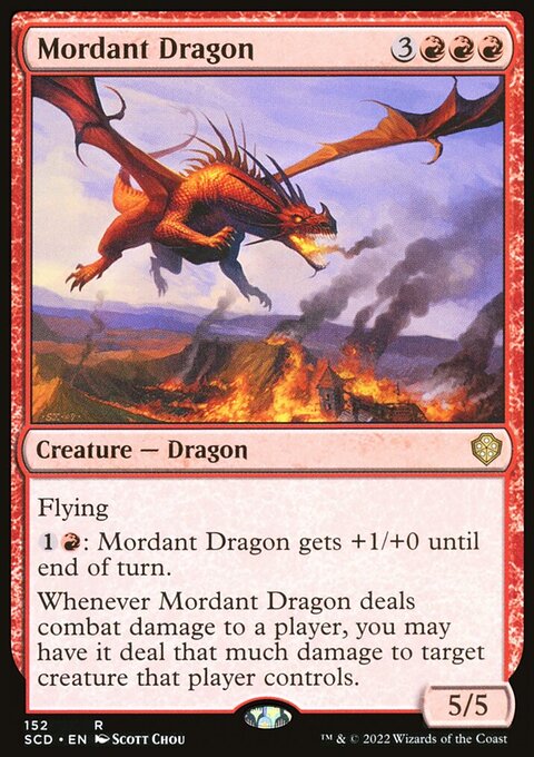 Mordant Dragon [Starter Commander Decks]