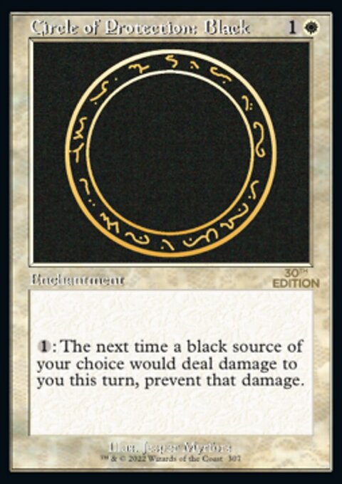 Circle of Protection: Black (Retro) [30th Anniversary Edition]