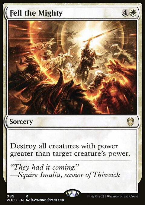Fell the Mighty [Innistrad: Crimson Vow Commander]