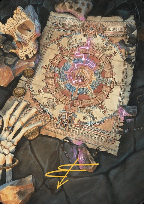 Map Token Art Card [The Lost Caverns of Ixalan Art Series]