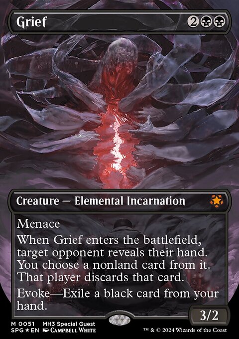 Grief (Borderless) (Textured Foil) [Modern Horizons 3 Special Guests]