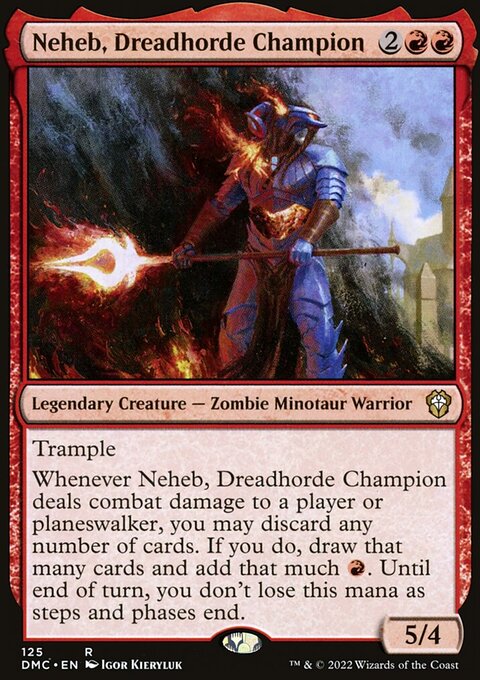 Neheb, Dreadhorde Champion [Dominaria United Commander]