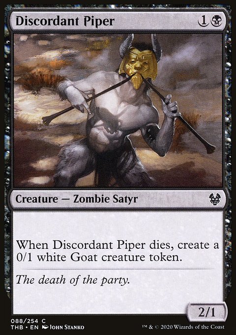Discordant Piper [Theros Beyond Death]