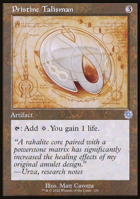 Pristine Talisman (Retro Schematic) [The Brothers' War Retro Artifacts]