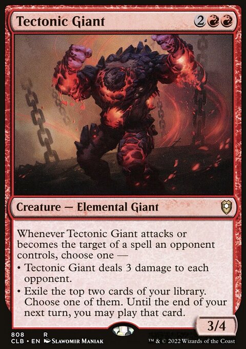 Tectonic Giant [Commander Legends: Battle for Baldur's Gate]
