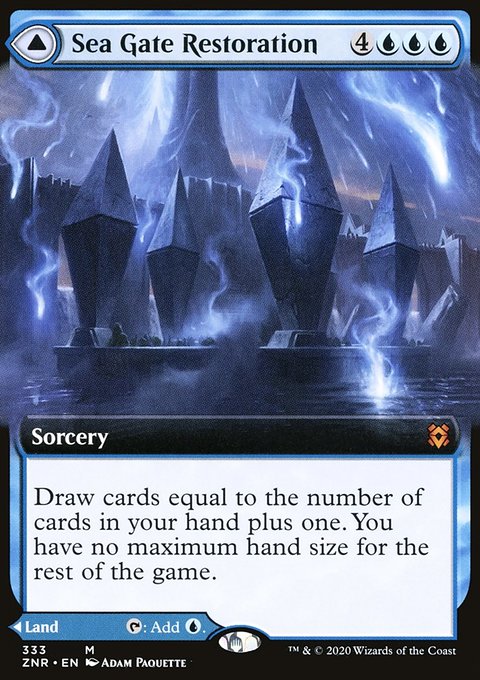 Sea Gate Restoration // Sea Gate, Reborn (Extended Art) [Zendikar Rising]