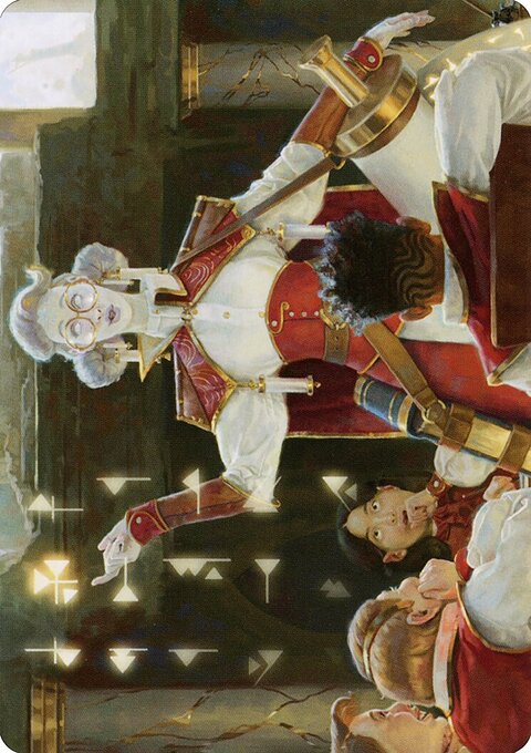 Professor of Symbology Art Card (Gold-Stamped Signature) [Strixhaven: School of Mages Art Series]