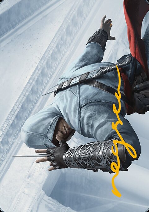 Altair Ibn-La'Ahad Art Card (Gold-Stamped Signature) [Assassin's Creed Art Series]