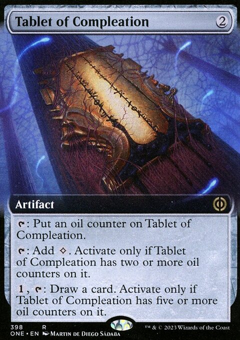 Tablet of Compleation (Extended Art) [Phyrexia: All Will Be One]