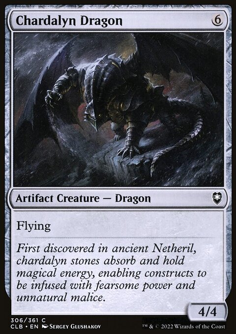 Chardalyn Dragon [Commander Legends: Battle for Baldur's Gate]