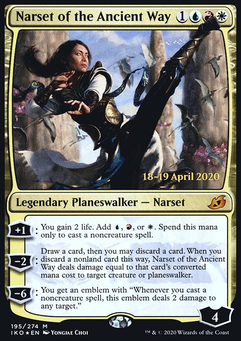 Narset of the Ancient Way [Ikoria: Lair of Behemoths Prerelease Promos]