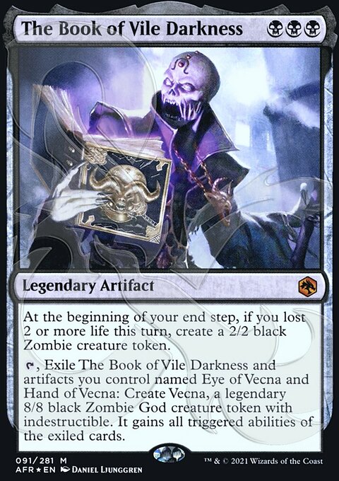 The Book of Vile Darkness (Ampersand Promo) [Dungeons & Dragons: Adventures in the Forgotten Realms Promos]