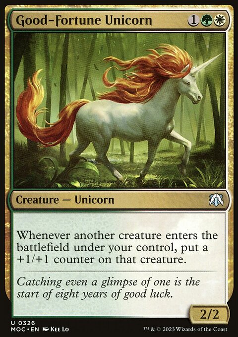 Good-Fortune Unicorn [March of the Machine Commander]