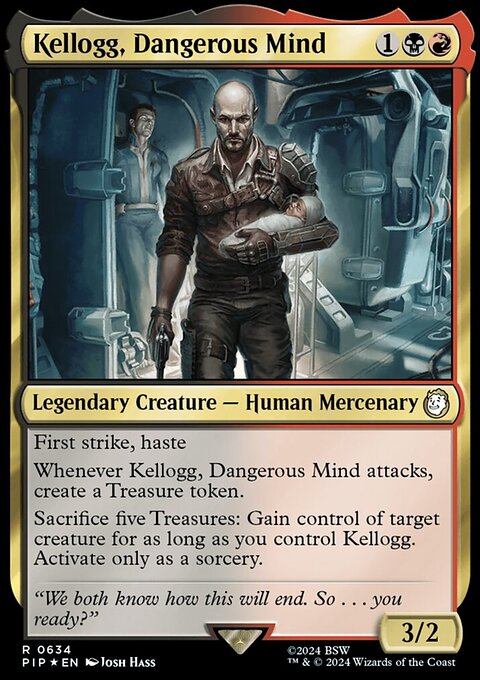Kellogg, Dangerous Mind (Surge Foil) [Fallout]