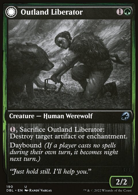 Outland Liberator // Frenzied Trapbreaker [Innistrad: Double Feature]