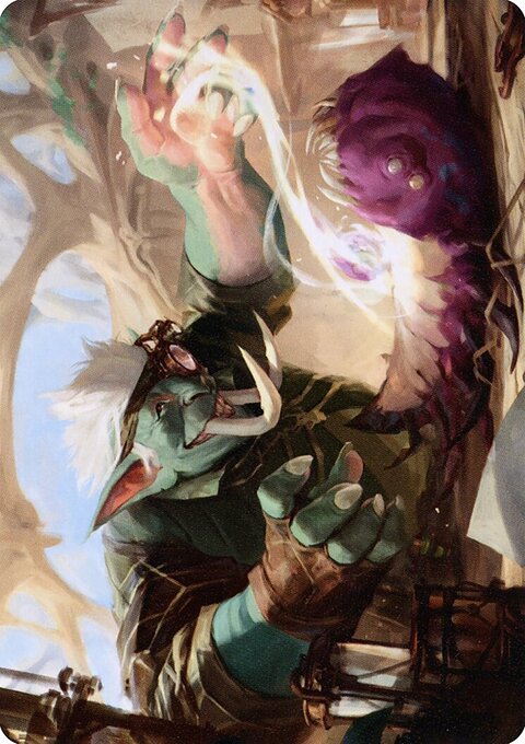 Novice Dissector Art Card (Gold-Stamped Signature) [Strixhaven: School of Mages Art Series]