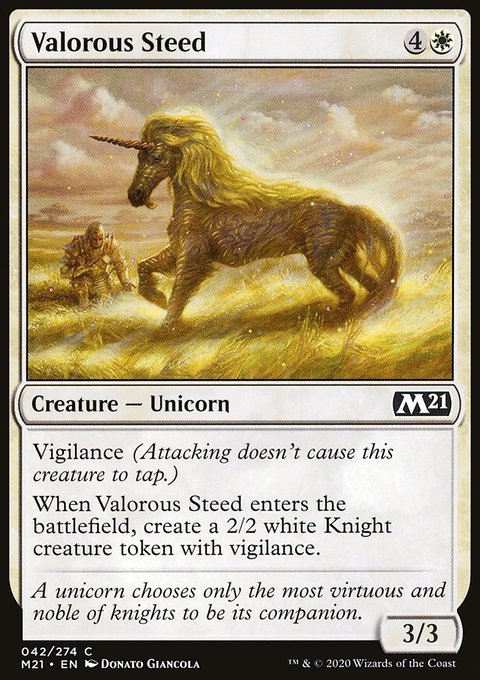 Valorous Steed [Core Set 2021]